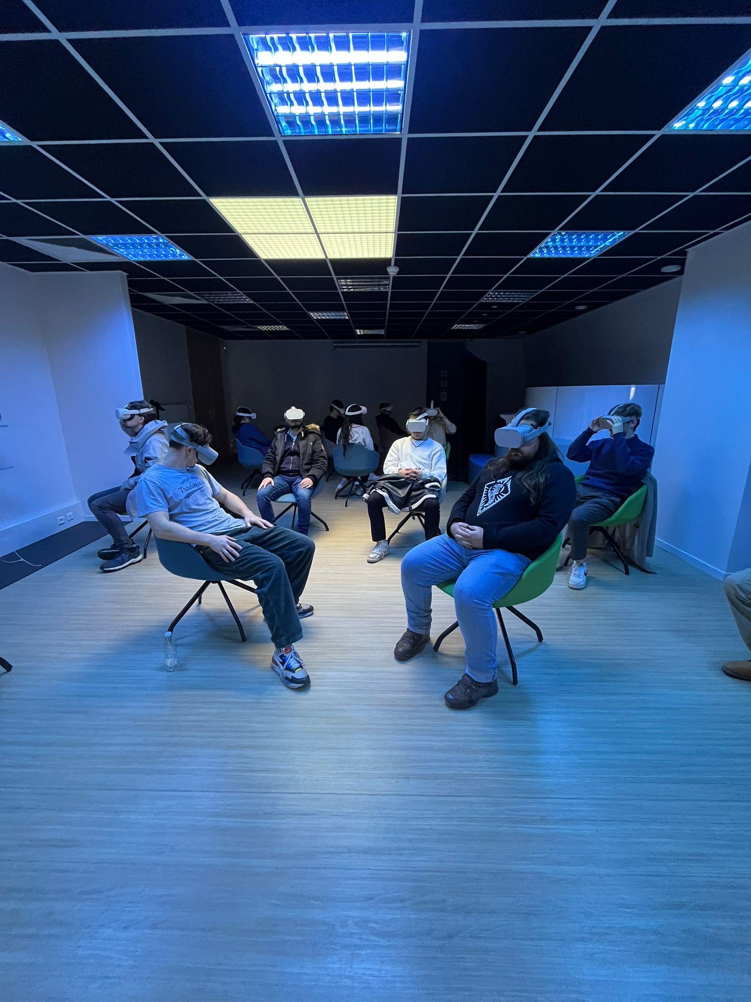 Expérience en réalité virtuelle