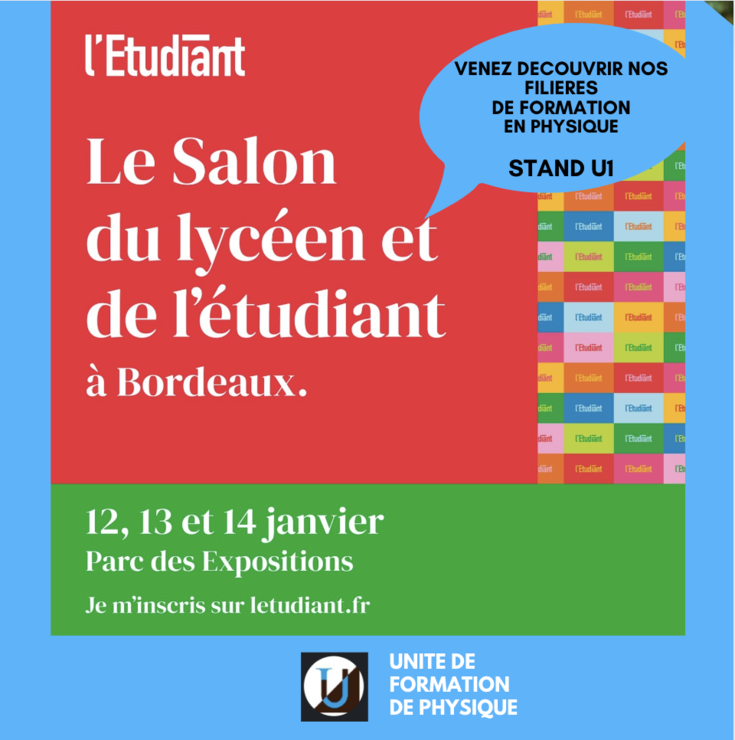 Le Salon du lycéen et de l'étudiant à Bordeaux.