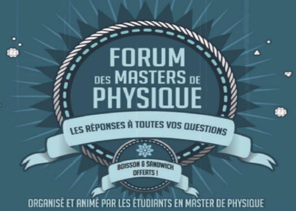 Forum du master de Physique © Tous droits réservés